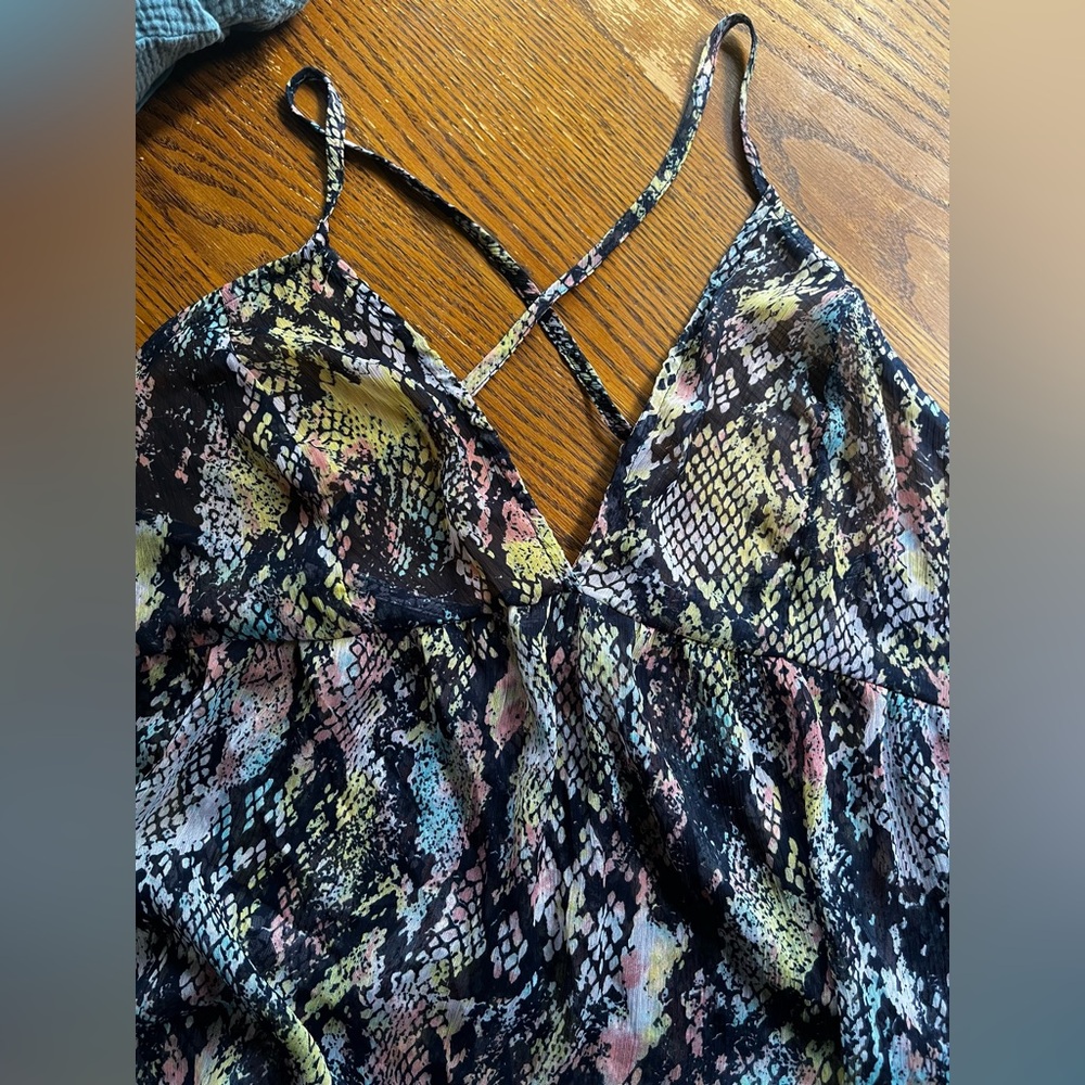 Sheer maxi dress bathing suit cover up